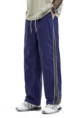 HeraDawn Self Design Men Blue Track Pants