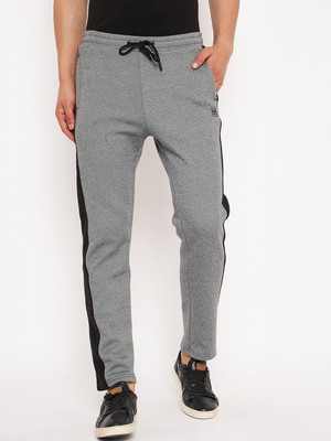 DUKE Colorblock Men Grey Track Pants
