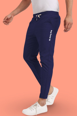NB NICKY BOY Printed Men Grey, Blue Track Pants