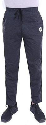 Abhith India Solid Men Black Track Pants