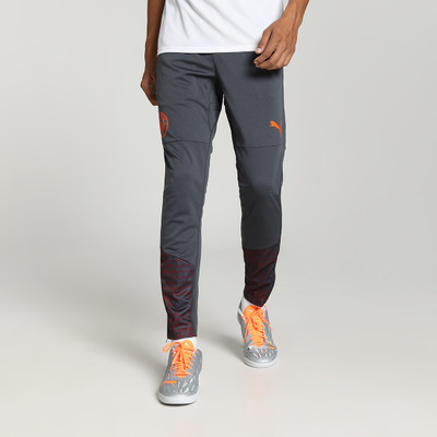 PUMA MCFC Training Printed Men Grey Track Pants