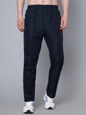 Shiv Naresh Solid Men Black, Red Track Pants