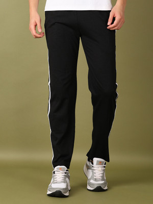 V-MART Solid Men Black Track Pants