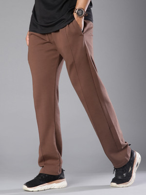 V-MART Solid Men Brown Track Pants