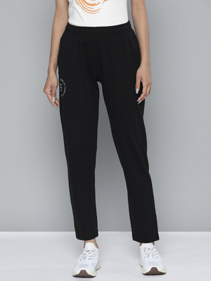 HRX by Hrithik Roshan Solid Women Black Track Pants