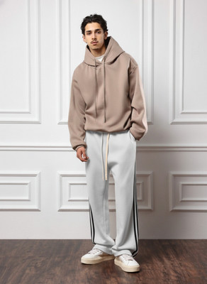 Dockstreet Striped Men White Track Pants