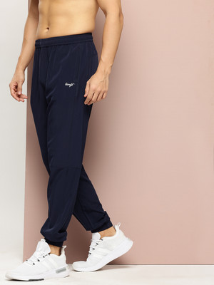 Turnfit Solid Men Dark Blue Track Pants
