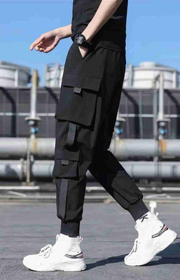 Pluto Printed Men Black Track Pants