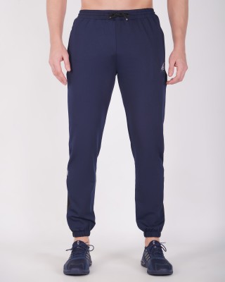 Detala Sports Solid Men Dark Blue Track Pants