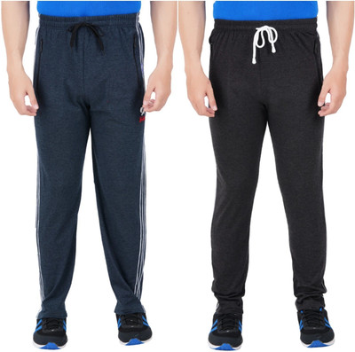 Guide Solid Men Blue, Grey Track Pants