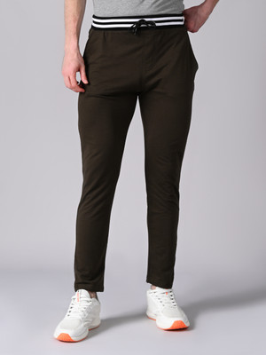 KILLER Solid Men Olive Track Pants