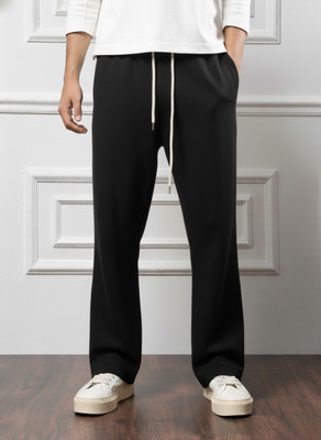 Dockstreet Striped Men Black Track Pants