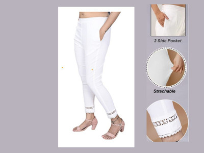 fits and fab Solid Women Blue Track Pants