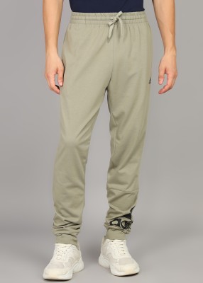 ADIDAS Printed Men Green Track Pants