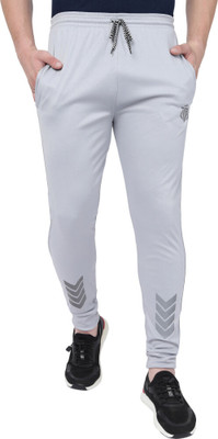DONBALLER Solid, Printed Men Grey Track Pants