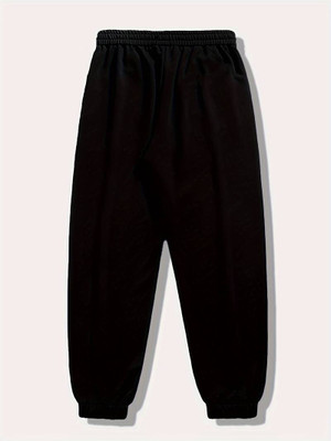 Daphne Maurier Solid Men Black Track Pants