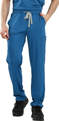 Thermaissance Solid Men Blue Track Pants