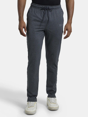 JOCKEY 9501 Super Combed Cotton Rich Solid Men Grey Track Pants