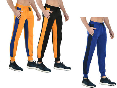 Indistar Colorblock Men Multicolor Track Pants