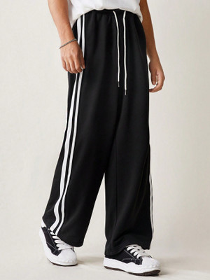 IRONDYE Loose Fit Women Black Trousers