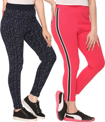 Weboasis Printed Women Multicolor Track Pants
