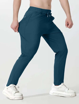 Bellwit Solid Men Blue Track Pants