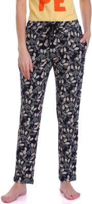 Hiflyers Printed Women Black, White Track Pants