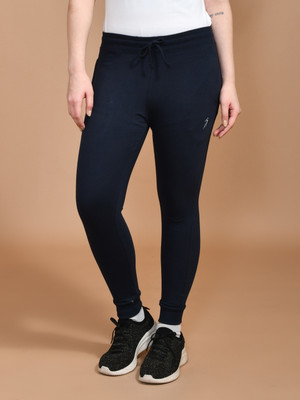 SKYKNIT Solid Women Dark Blue Track Pants