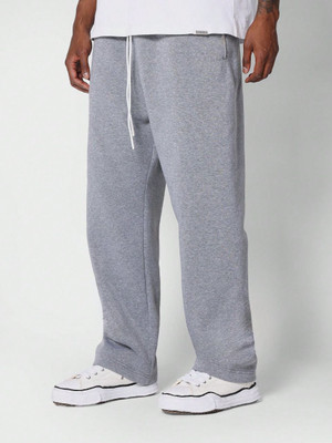 Daphne Maurier Solid Men Grey Track Pants