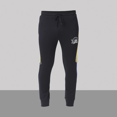 playR Solid Men Dark Blue Track Pants