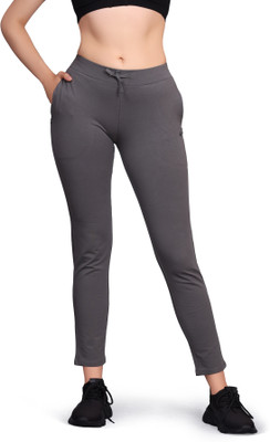 Laasa Sports Solid Women Grey Track Pants