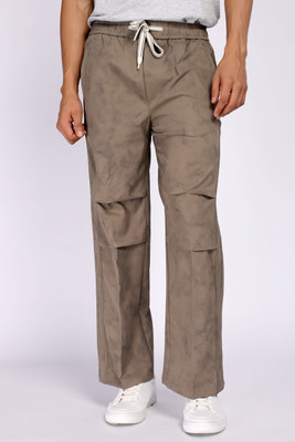 AURAMIND Self Design Men Grey Track Pants