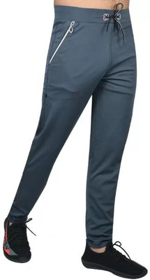 ynam Solid Men Grey Track Pants
