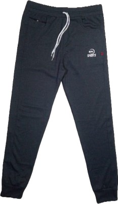 GSXMOL Printed Men Dark Blue Track Pants