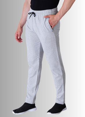 Kartblack Self Design Men Grey Track Pants