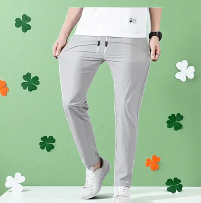 U GENIUS SPORTS Solid Men Grey Track Pants