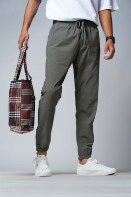 Fort Collins Solid Men Dark Green Track Pants