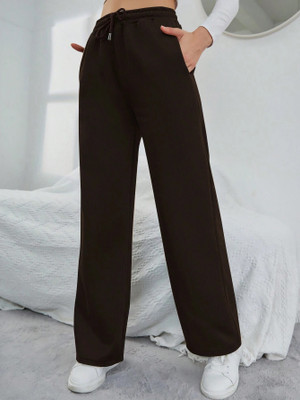 PROGENY Solid Women Black Track Pants