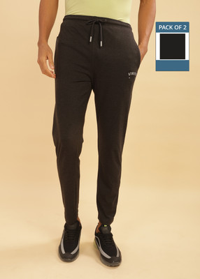 Force NXT Solid Men Blue, Olive Track Pants