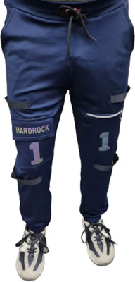 Trending MindsArt Printed Men Blue Track Pants