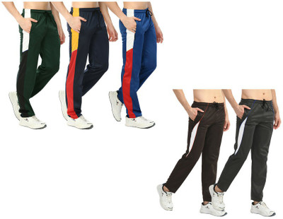 Indistar Colorblock Men Multicolor Track Pants
