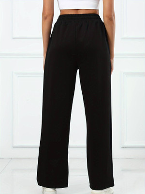 Daphne Maurier Loose Fit Women Black Trousers
