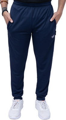 Tf-tex Fro Solid Men Dark Blue Track Pants