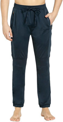 JOCKEY Solid Men Dark Blue Track Pants