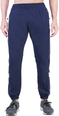 CREATARO YOUR LIFE Self Design Men Blue Track Pants