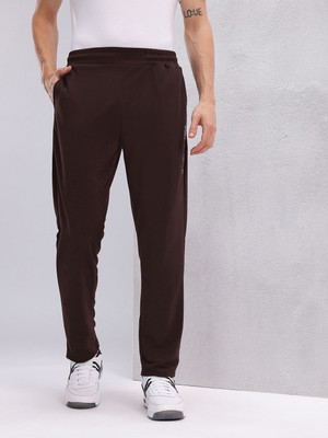 HRX by Hrithik Roshan Solid Men Brown Track Pants