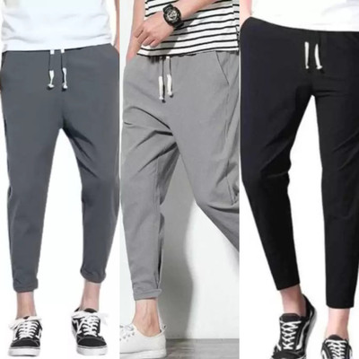 TIARA WORLD Solid Men Multicolor Track Pants