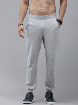 Roadster Solid Men Grey Track Pants
