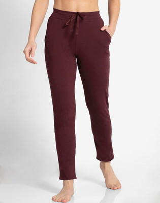 JOCKEY Solid Women Maroon Track Pants