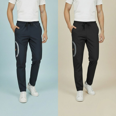 MH Fashiowear Solid Men Blue Track Pants